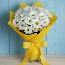 Букет Застенчивые лепестки в Анапе Букет цветов из:  Хризантемы в Анапе