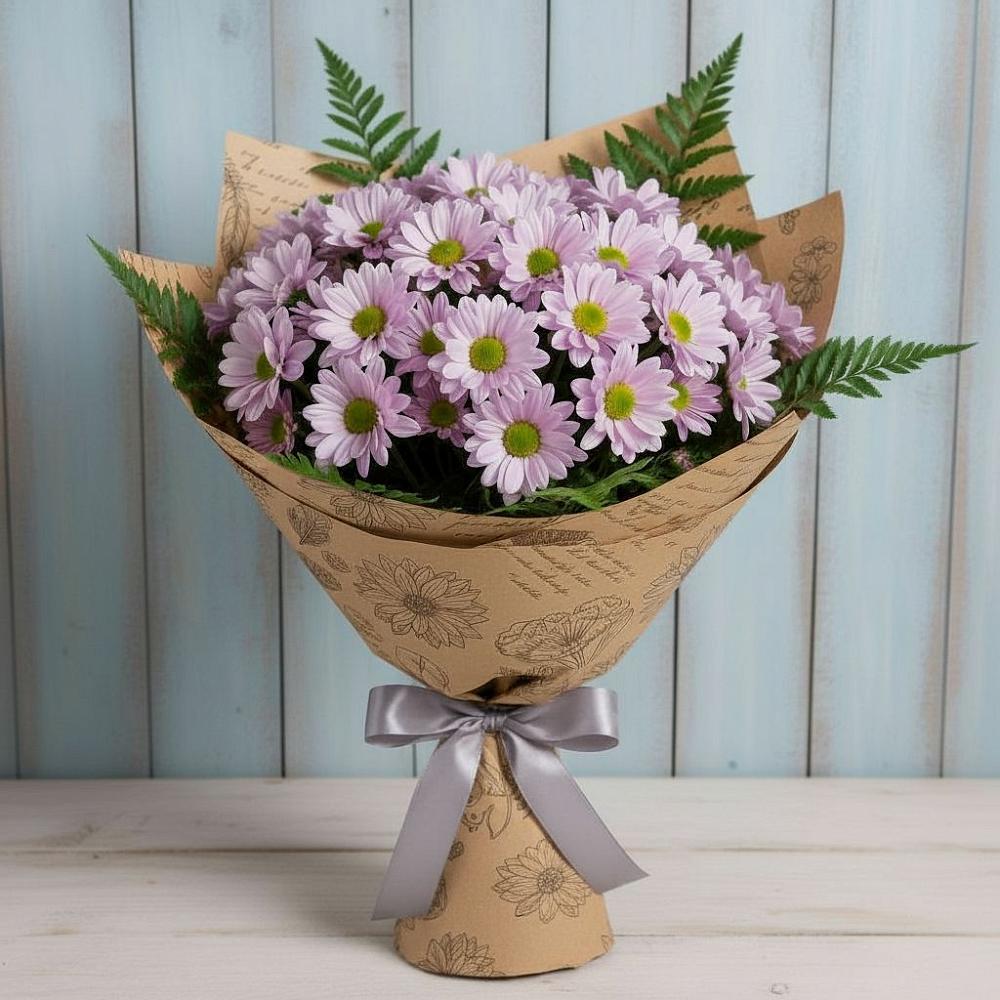Букет соблазн в Анапе Букет цветов из: Хризантемы в Анапе