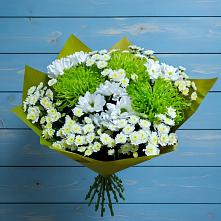 Букет скромность  в Анапе Букет цветов из:  Хризантемы в Анапе