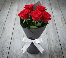 Букет 5 Красных роз Эдлесс Лав #REPLACE_PRED# Анапе