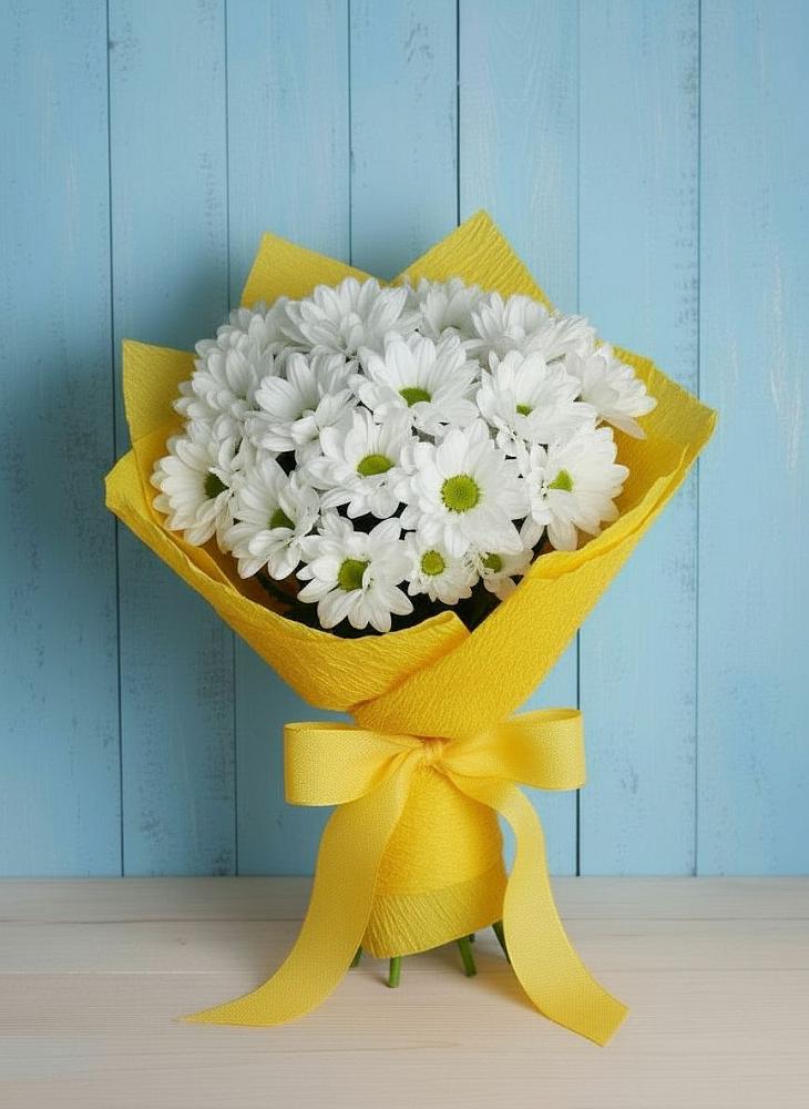 Букет цветов из: Хризантемы в Анапе
