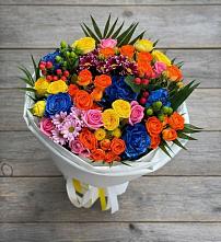 Букет цветов из:  Розы и Хризантемы в Анапе